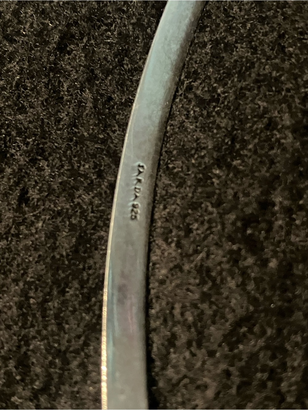 Native American Sterling Silver Turquoise Feather Necklace - Picture 4 of 4